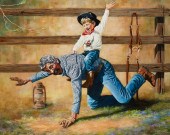 JOSEPH VENUS (B. 1936), "RODEO