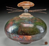 JOSEPH WOODFORD RAKU LIDDED JA