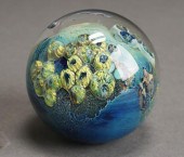 JOSH SIMPSON ART GLASS PAPERWE