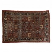 JOSHEGAN RUG Brick red field w