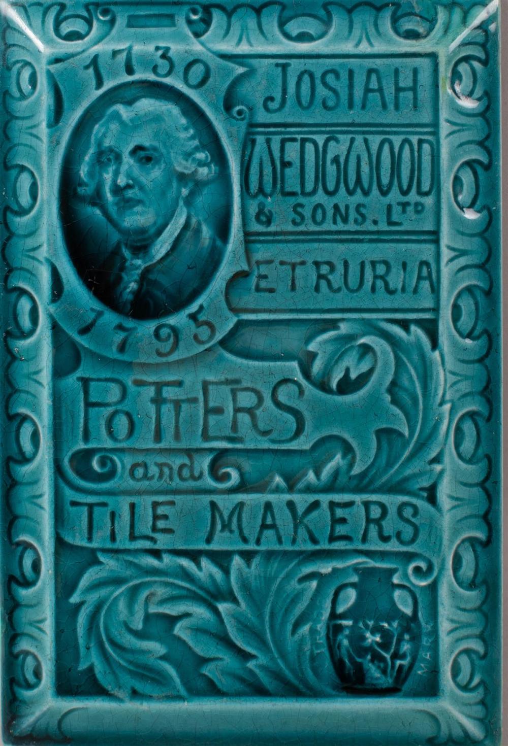 JOSIAH WEDGWOOD & SONS GREEN-GLAZED