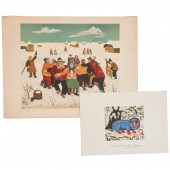JOSIP GENERALIC, (2) SERIGRAPH