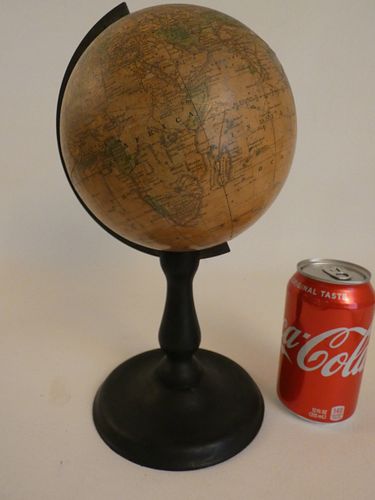 JOSLINS C 1890 DESK GLOBE ON