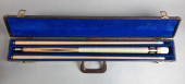 JOSS BILLIARD CUE, TWO SHAFTS,