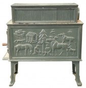 JOTUL ENAMEL WOOD STOVE, HEIGH