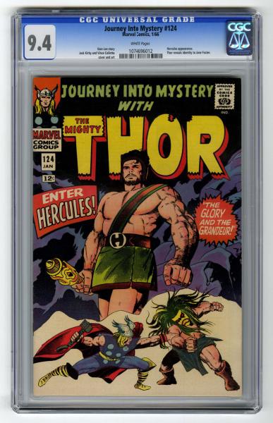 Journey Into Mystery #124 CGC 9.4
