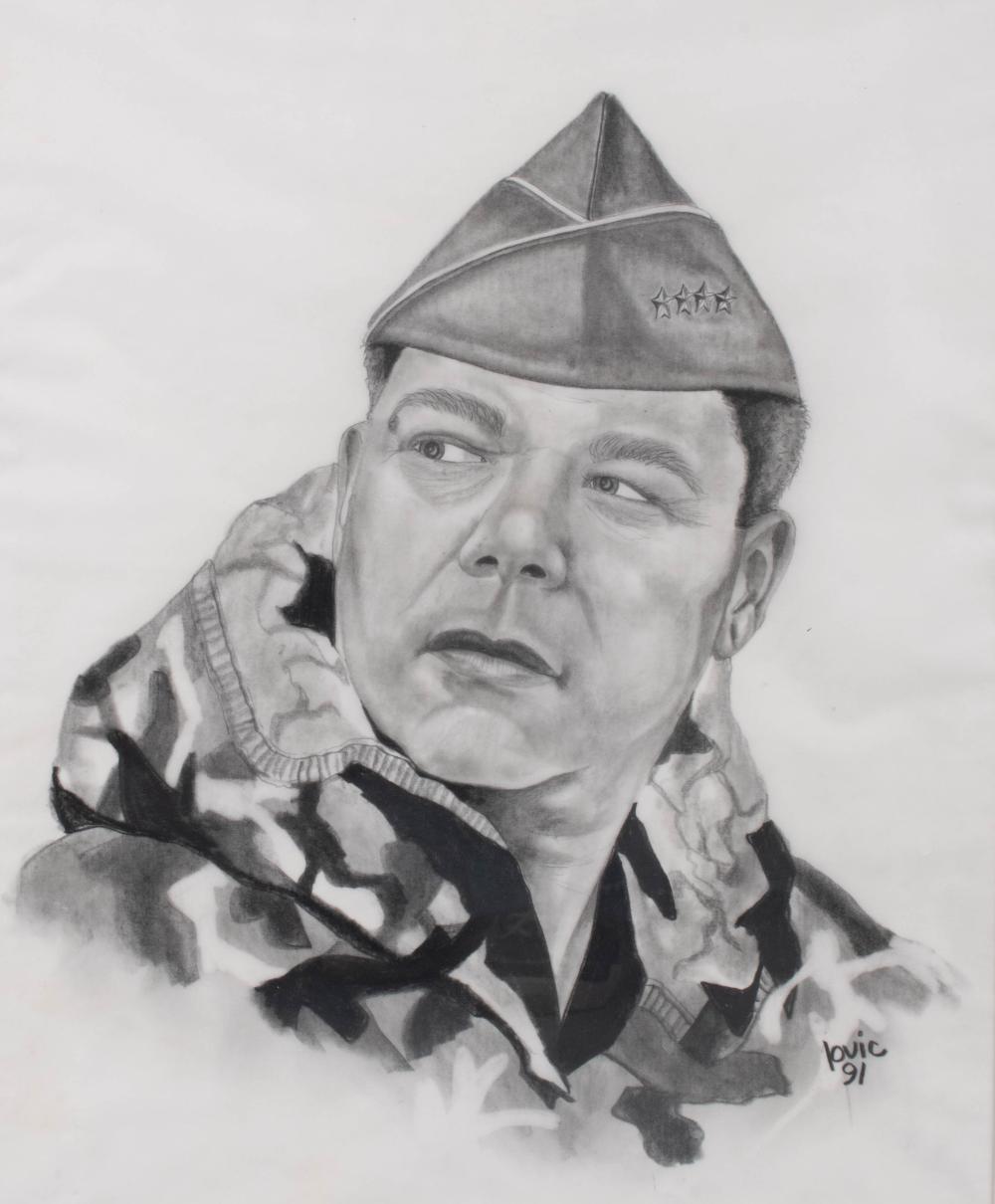 JOVIC, PORTRAIT OF GENERAL COLIN