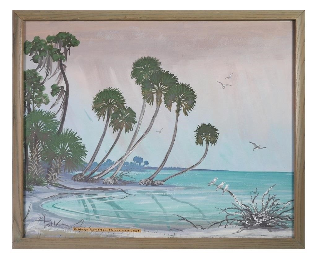 JOY POSTLE, FLORIDA GOUACHE