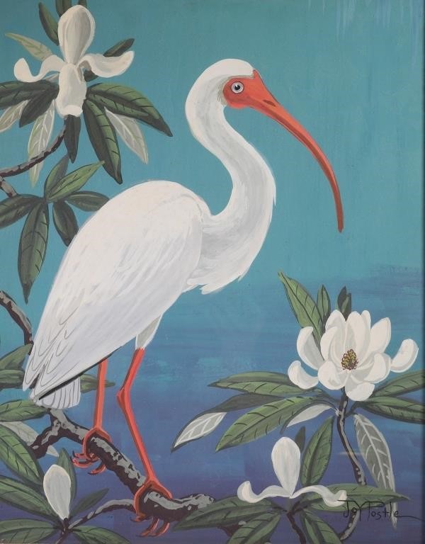 JOY POSTLE, IBIS GOUACHE