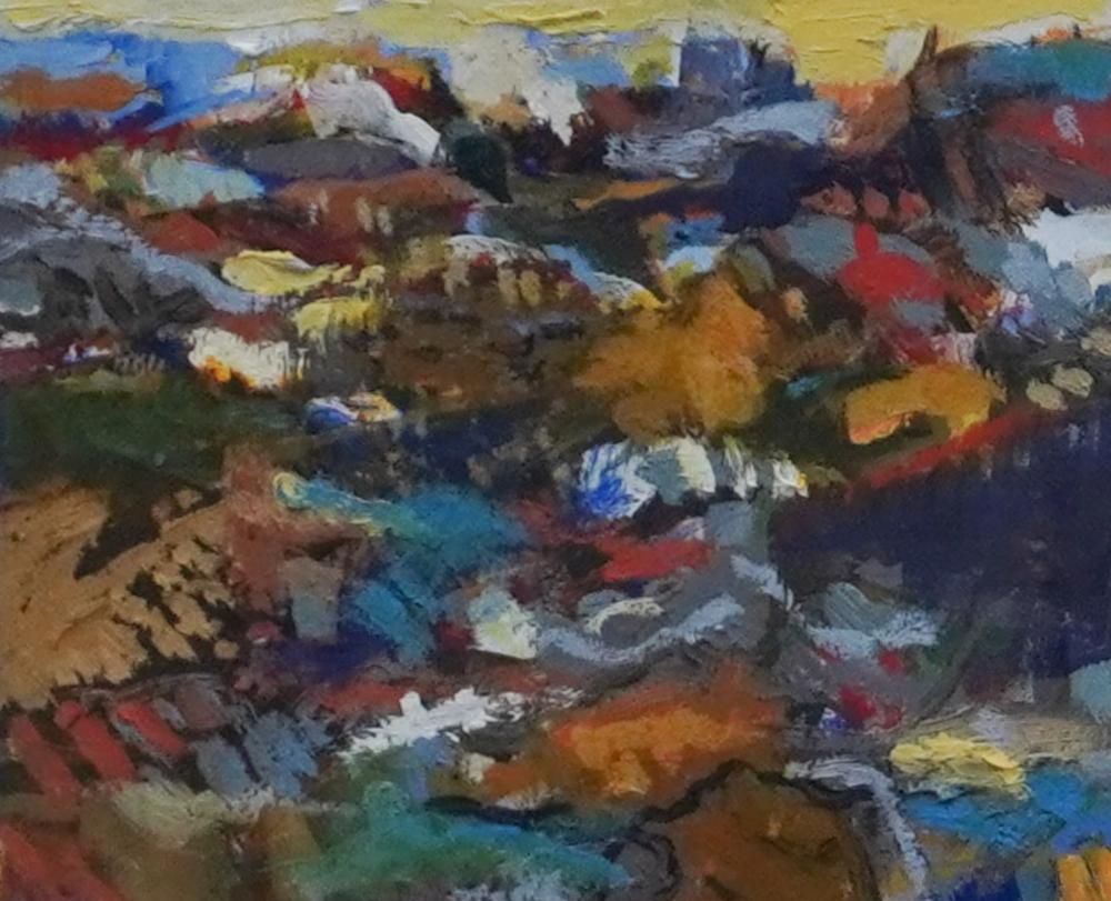JOYCE MCCARTER BUNNIEUX, OIL ON
