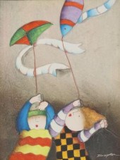 JOYCE ROYBAL (B.1955) PAINTING