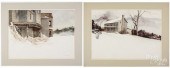 JOYCE WILLIAMS TWO WATERCOLOR