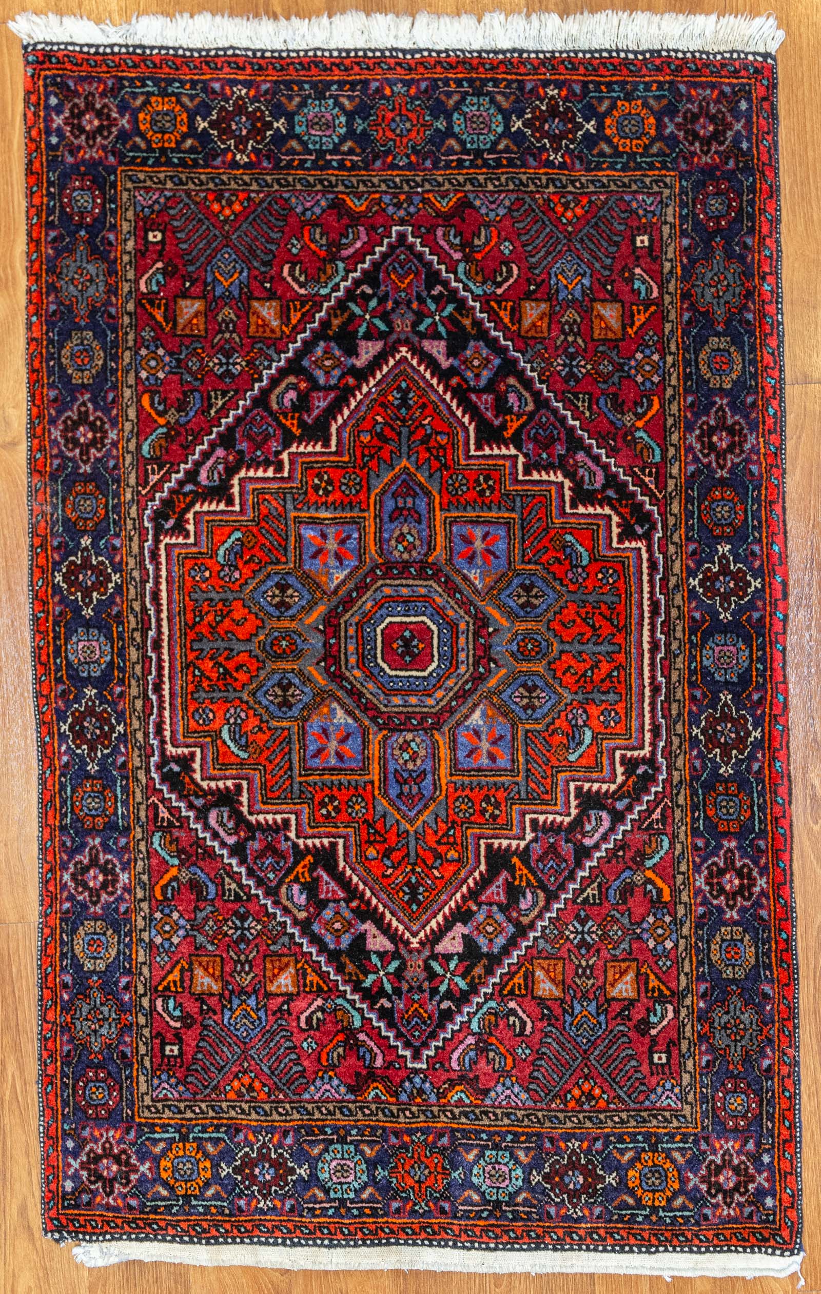 JOZAN SAROUK RUG, PERSIA, 2.6 X 4