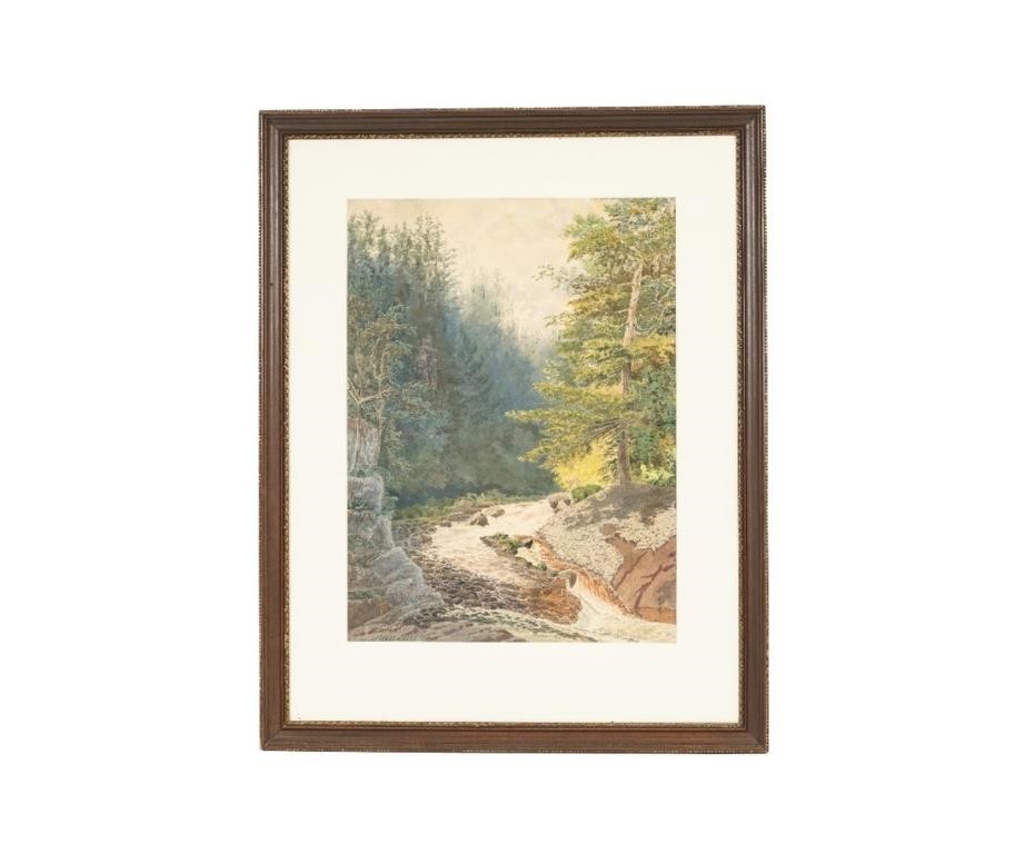 J.P. Wetherill framed and matted