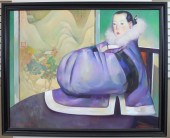 JU HONG CHEN OIL ON CANVASJU H