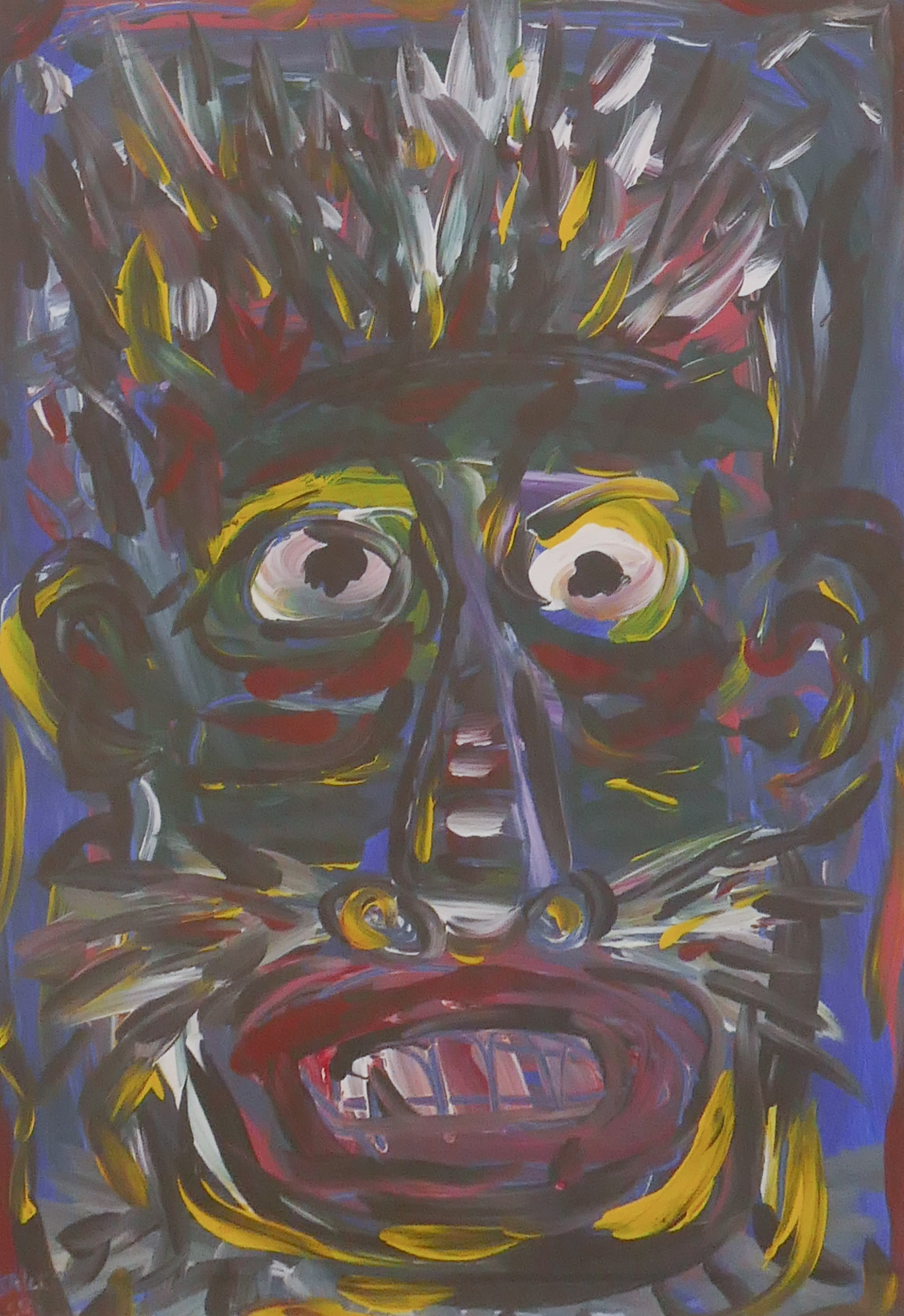 Juan Alonso 'Blue' 1989 Oil