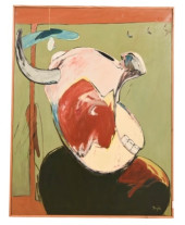 JUAN BARJOLA SIGNED EXPRESSION