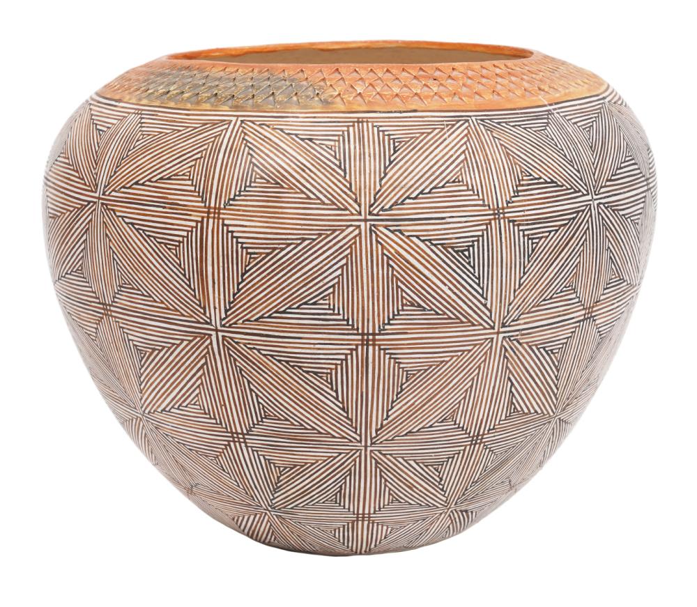 JUANA LENO ACOMA POTTERY POLYCHROME