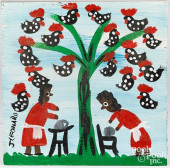 JUANITA H. LEONARD, FOLK ART O