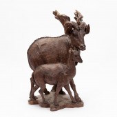 JUDAI JONASI WOOD SCULPTURE, K
