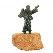 JUDAIC SILVER-CLAD FIGURINEA S