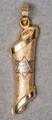 JUDAICA 14K YELLOW &AMP; WHITE