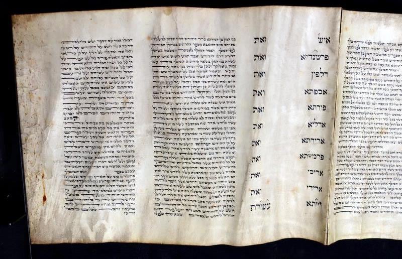 JUDAICA. ANTIQUE MEGILLAT ESTER