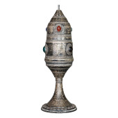 JUDAICA BEZALEL SPICE BOX WITH