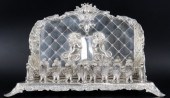 JUDAICA. FIGURAL SILVER HANUKK