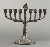 JUDAICA GERMAN SILVER "TREE OF