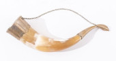 JUDAICA HORN SHOFAR SILVER TON