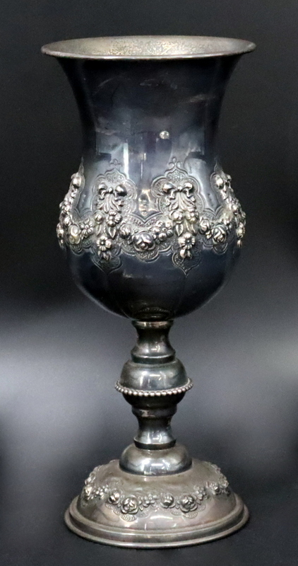 JUDAICA. LARGE HADAD STERLING