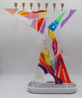 JUDAICA. LARGE SIGNED YANKEL G