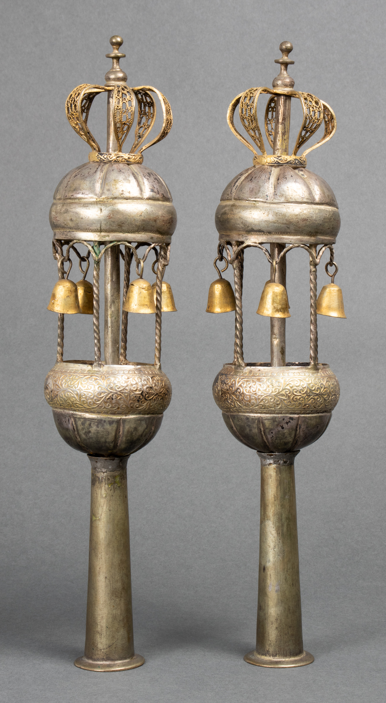 JUDAICA MIDDLE EASTERN SILVER TORAH