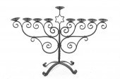 JUDAICA MODERN WROUGHT METAL M