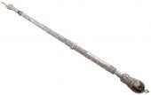 JUDAICA SILVER & AGATE YAD TOR