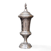 JUDAICA SILVER KIDDUSH CUP, 19