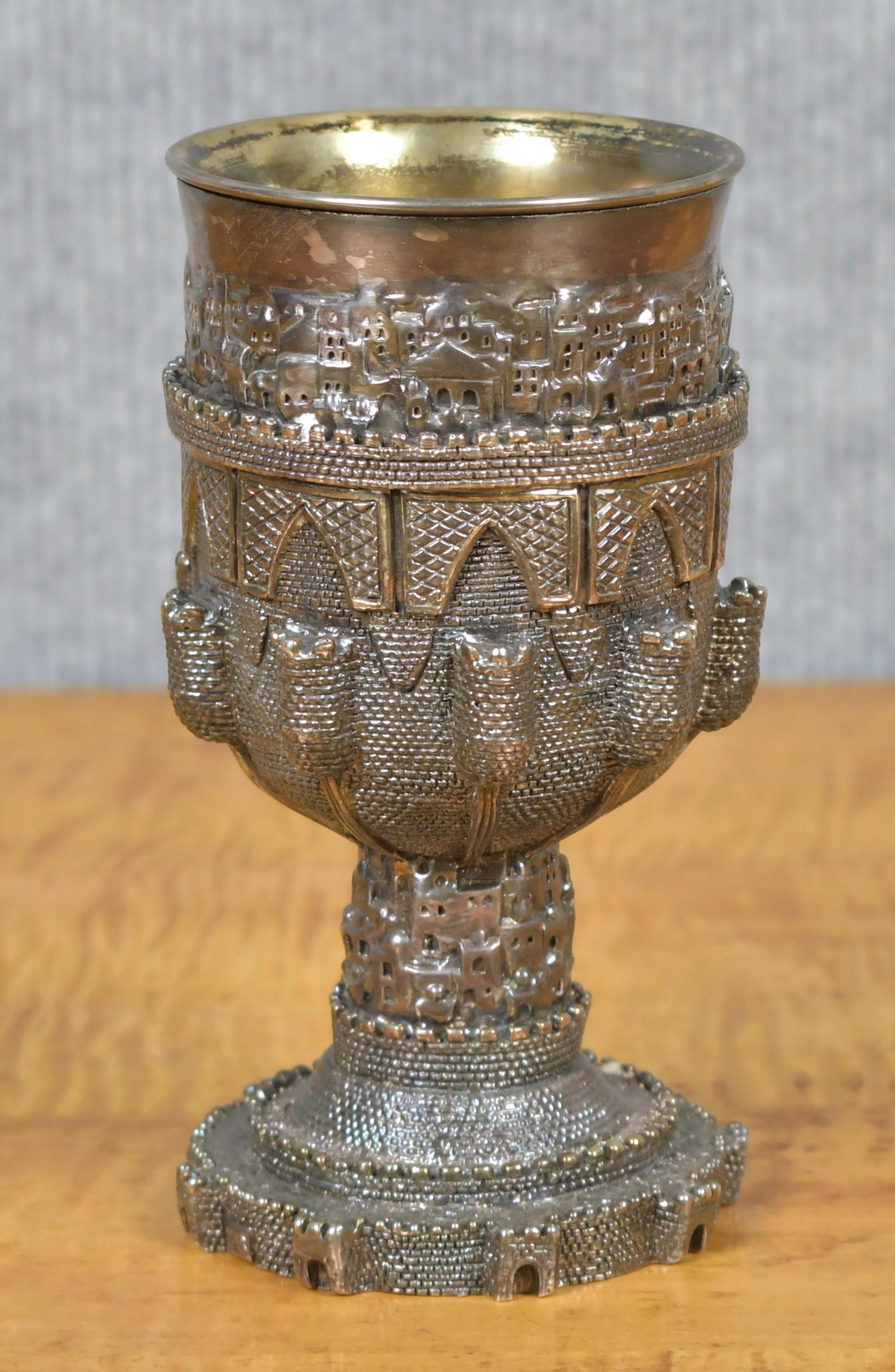 JUDAICA SILVER KIDDUSH CUP.