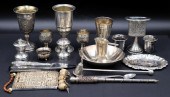 JUDAICA. STERLING AND SILVER C