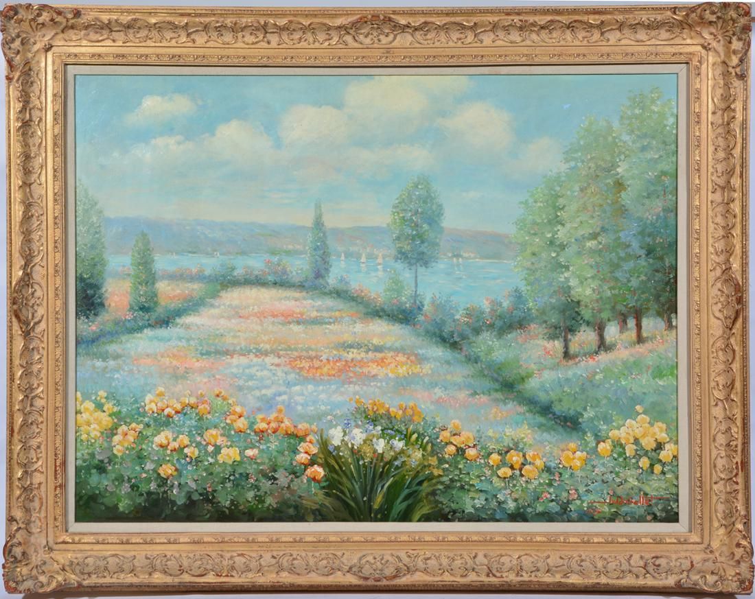 JUDD GALLET PAINTING, FLORAL