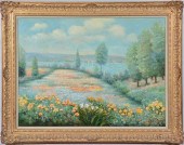 JUDD GALLET PAINTING, FLORAL G