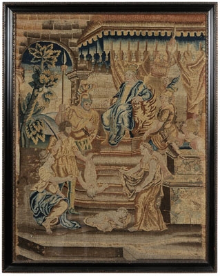 Judgment of Solomon Embroidery