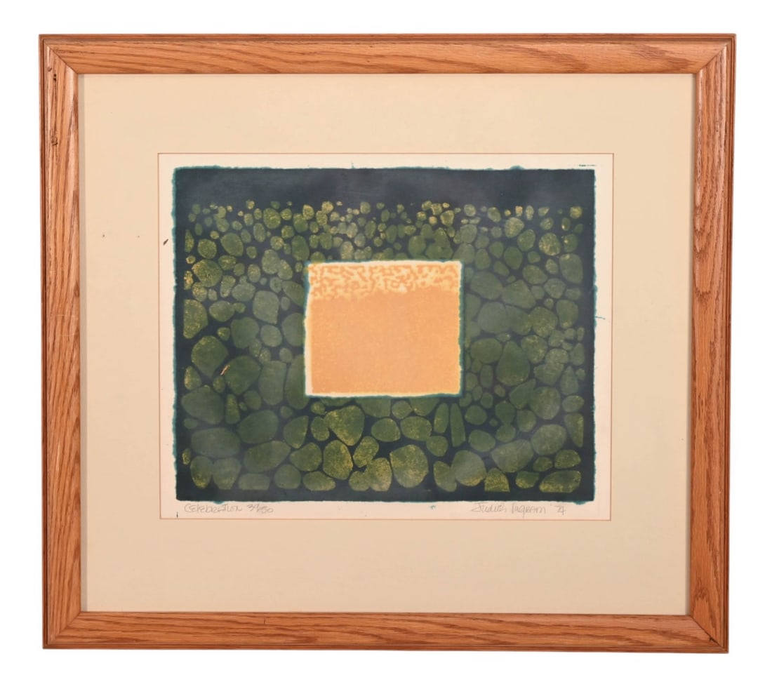 JUDITH INGRAM SIGNED ABSTRACT