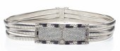 JUDITH LEIBER AMESTHYST, ONYX,
