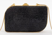 JUDITH LEIBER BLACK CRYSTAL MI