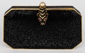 JUDITH LEIBER BLACK CRYSTAL MI