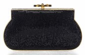 JUDITH LEIBER BLACK CRYSTAL MI