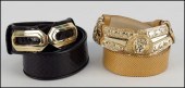 JUDITH LEIBER BLACK SNAKESKIN