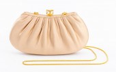 JUDITH LEIBER CHAMPAGNE SILK C