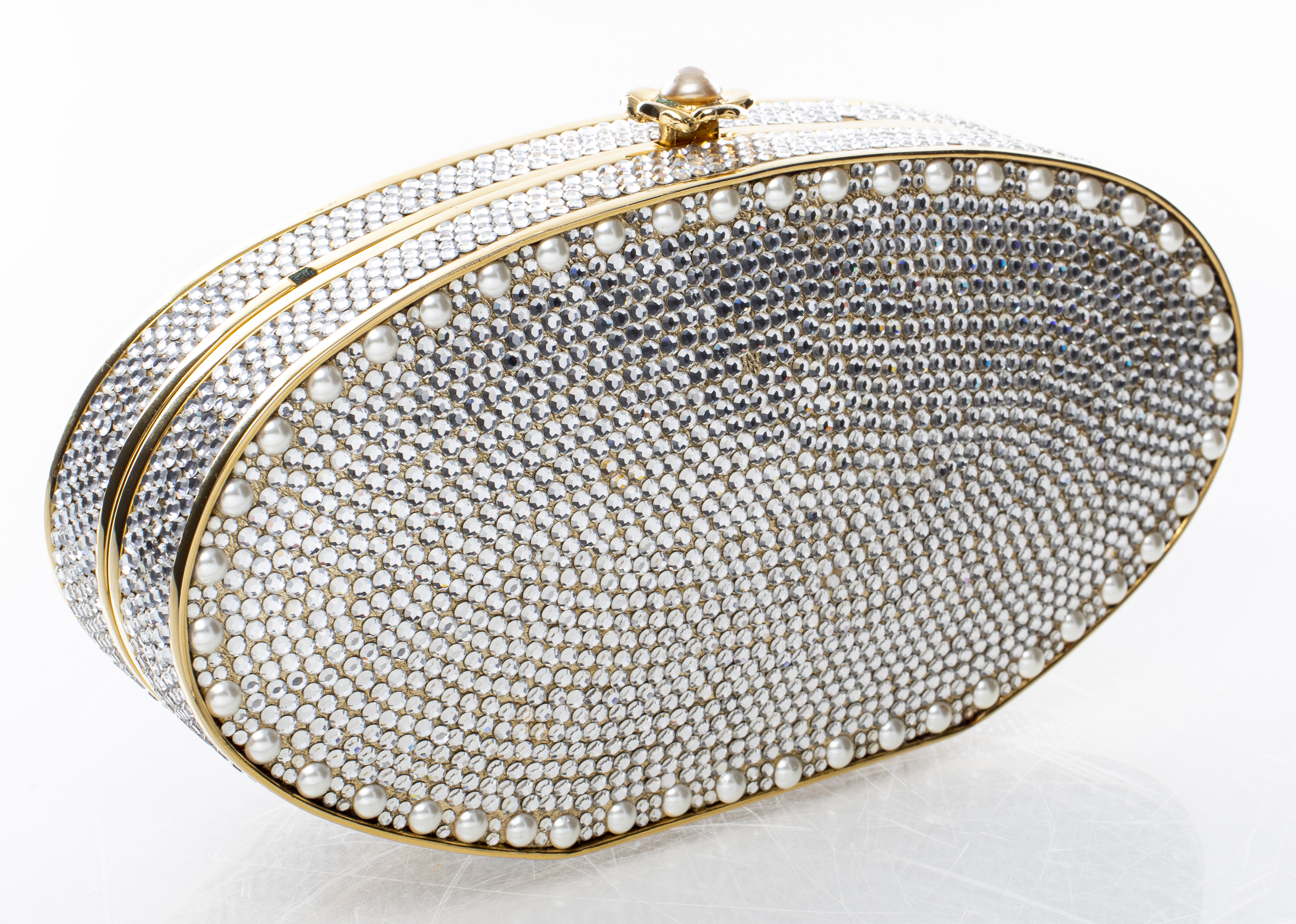 JUDITH LEIBER CRYSTAL AND